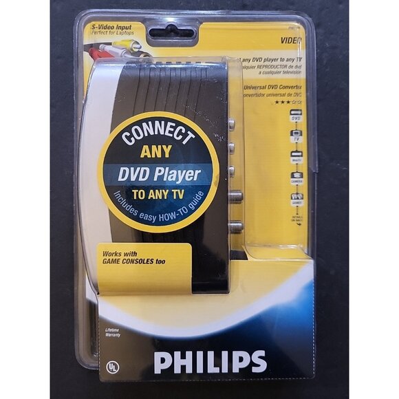 Philips RF Modulator Video RCA to Coaxial Converter Model PH61159 NEW SEALED - Picture 3 of 3